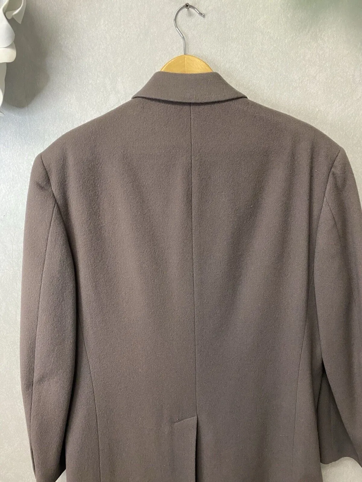 Barrington Taupe Long Wool Men’s Coat Size 40R