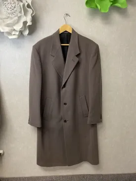 Barrington Taupe Long Wool Men’s Coat Size 40R