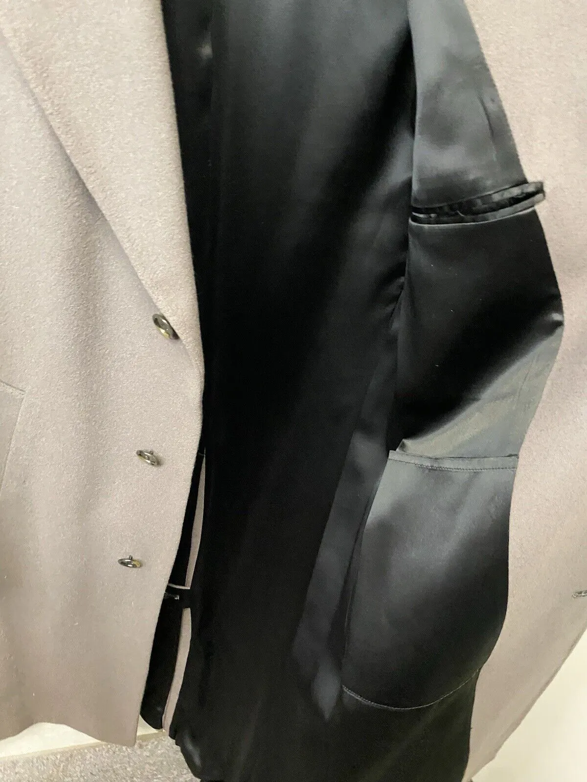 Barrington Taupe Long Wool Men’s Coat Size 40R