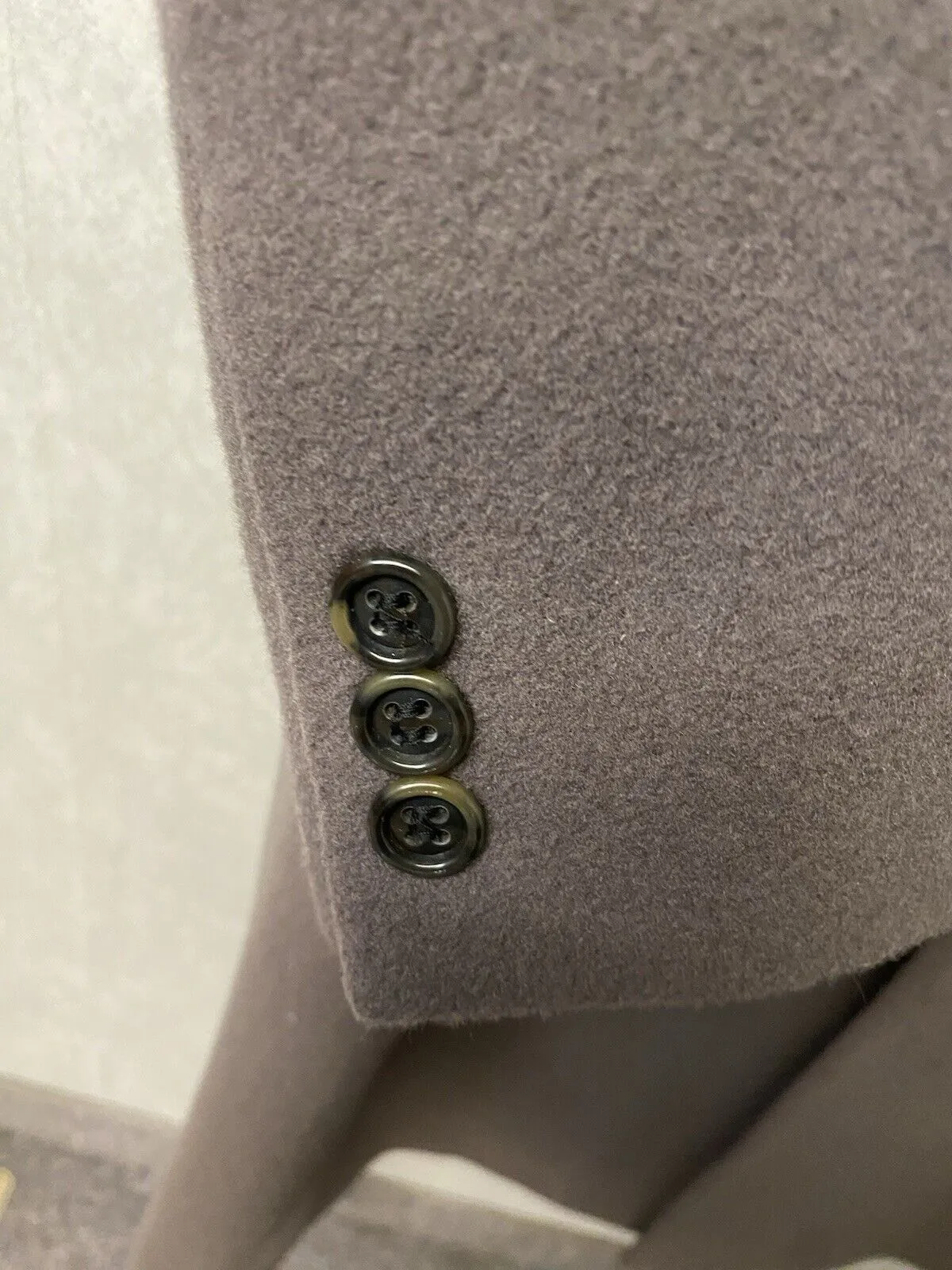 Barrington Taupe Long Wool Men’s Coat Size 40R