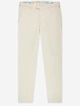 Beige Lupus Cotton Trouser