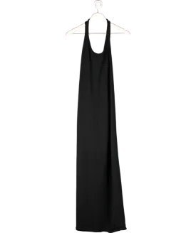 BOA Black Crochet Knit Asymmetric Dress UK XS