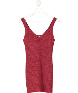 Camilla And Marc Red Nami Knit Dress UK XS