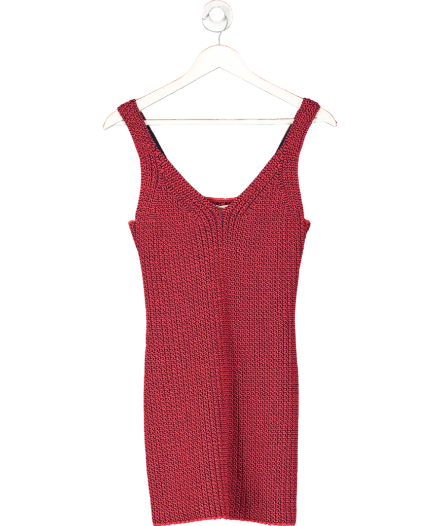 Camilla And Marc Red Nami Knit Dress UK XS