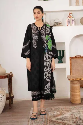 Charizma - CM 04 Monochrome Embroidered Lawn Collection Vol 1