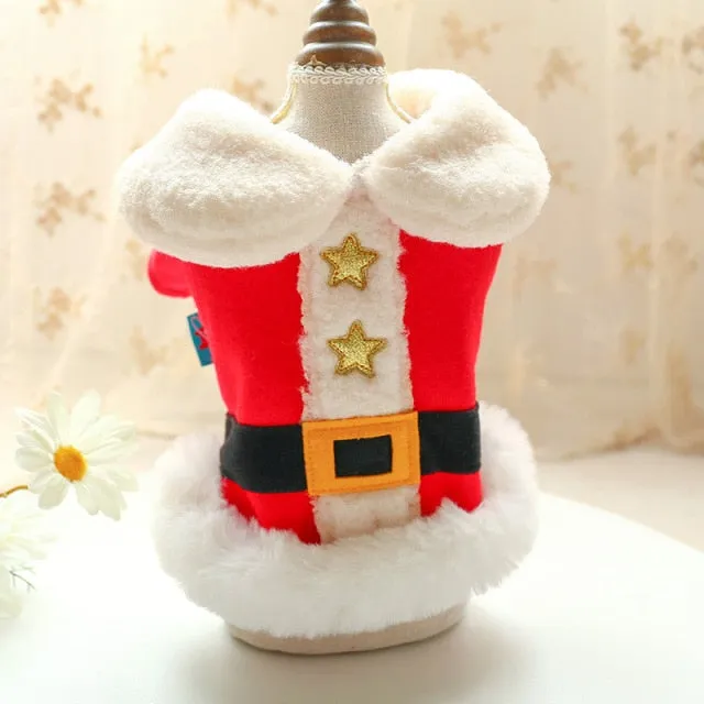 Christmas Dog Clothes Costume