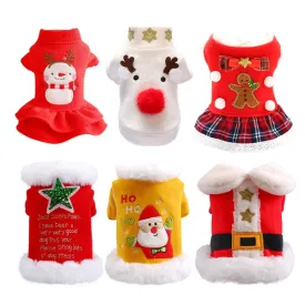 Christmas Dog Clothes Costume