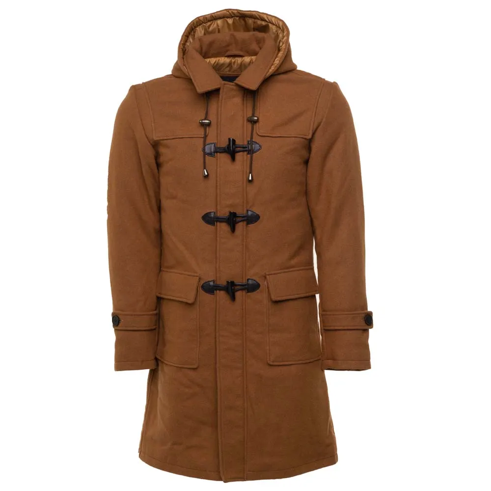 Clifford's brown 3/4 length wool coat