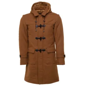 Clifford's brown 3/4 length wool coat