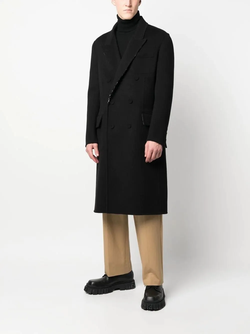 COAT DB DOUBLE WOOL LOGO