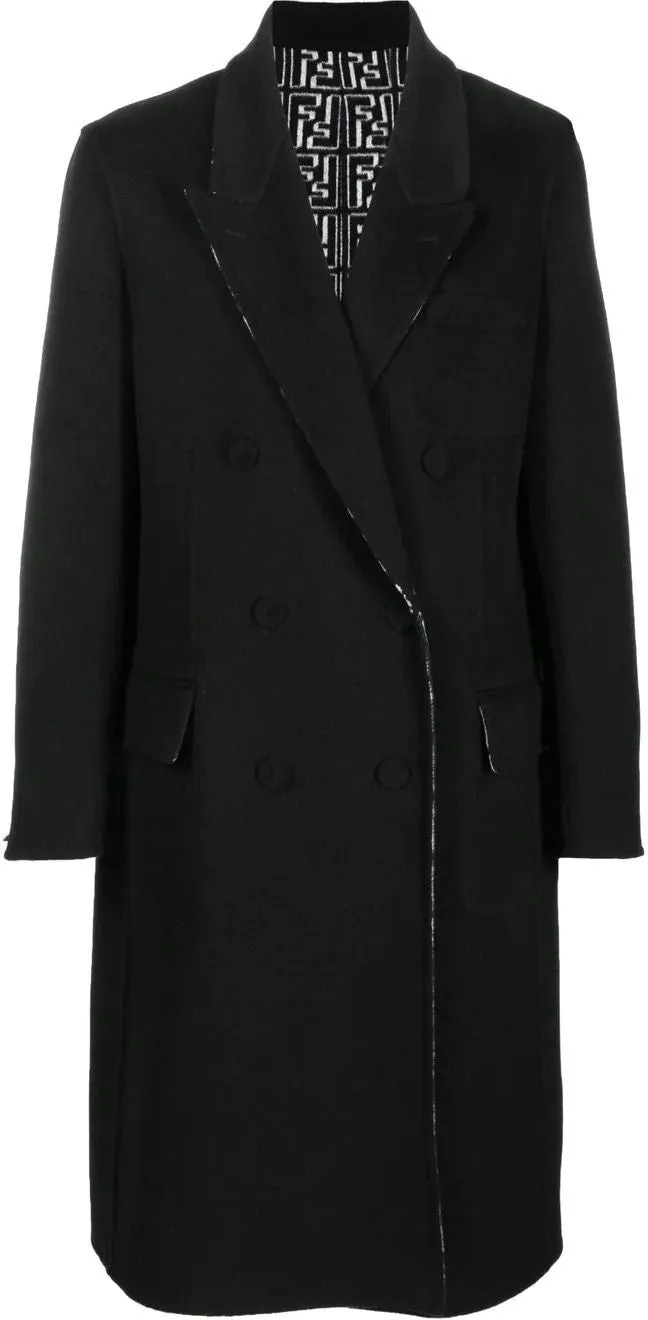 COAT DB DOUBLE WOOL LOGO