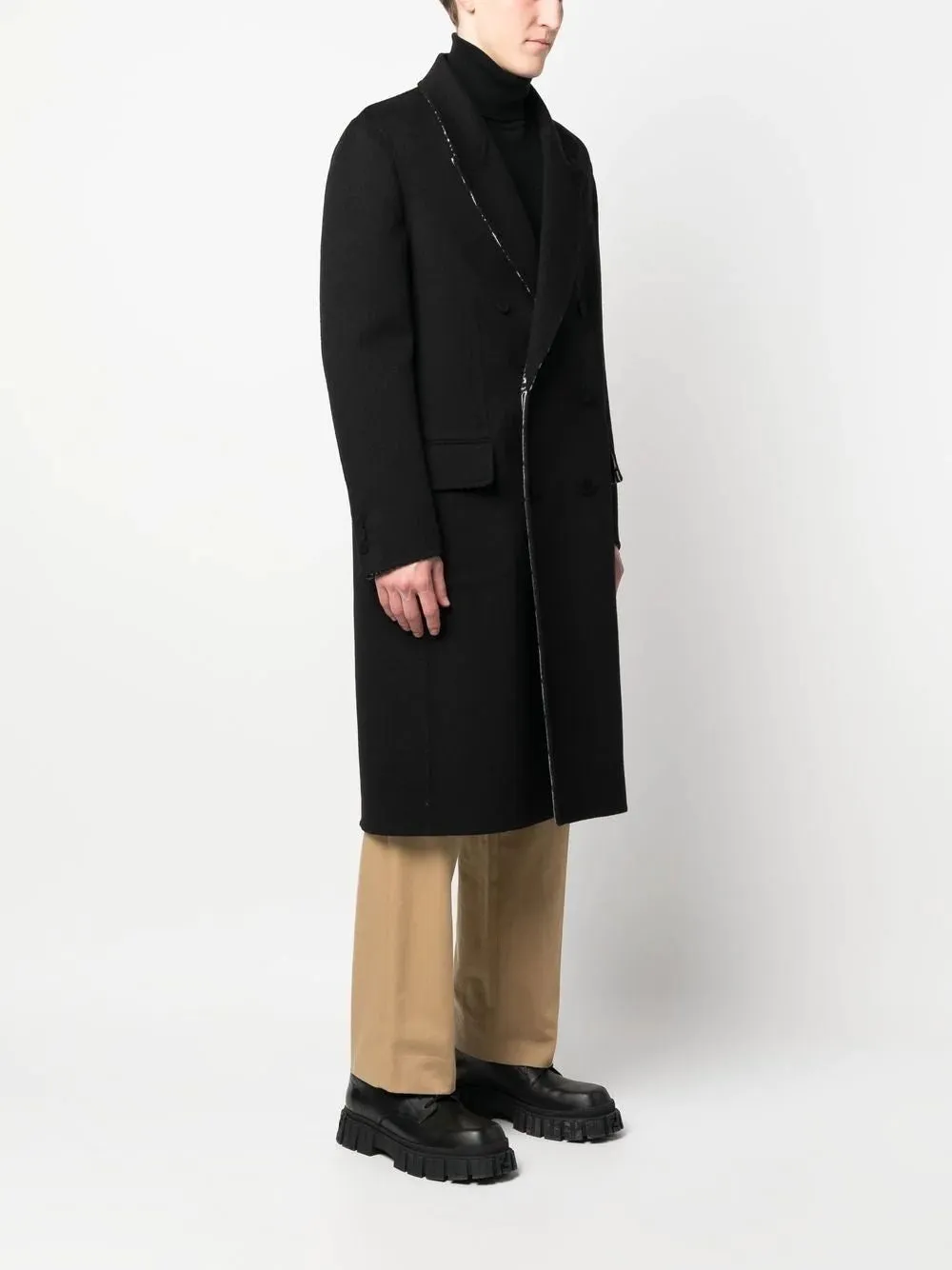 COAT DB DOUBLE WOOL LOGO