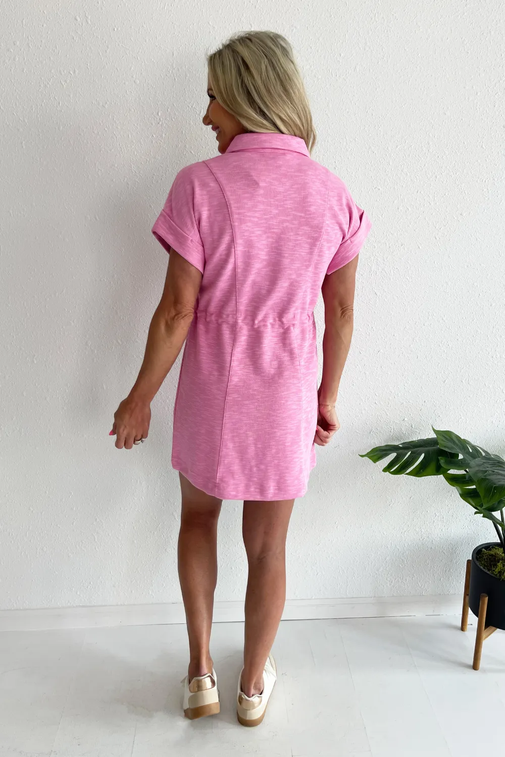 Collared Knit Dress