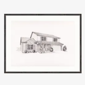 Custom House Illustration - Pencil