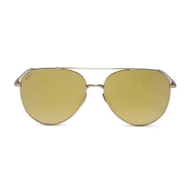 DASH - GOLD   BRILLIANT GOLD MIRROR   POLARIZED SUNGLASSES