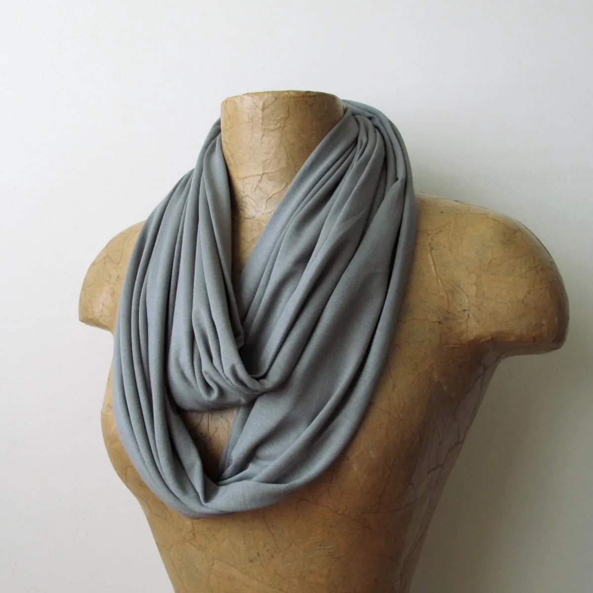 DUSTY OLIVE GREEN Infinity Scarf