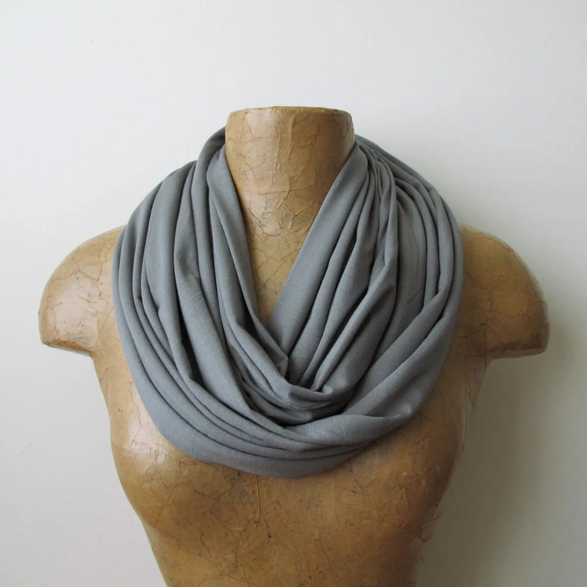 DUSTY OLIVE GREEN Infinity Scarf