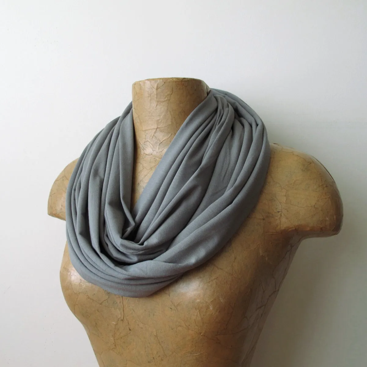DUSTY OLIVE GREEN Infinity Scarf