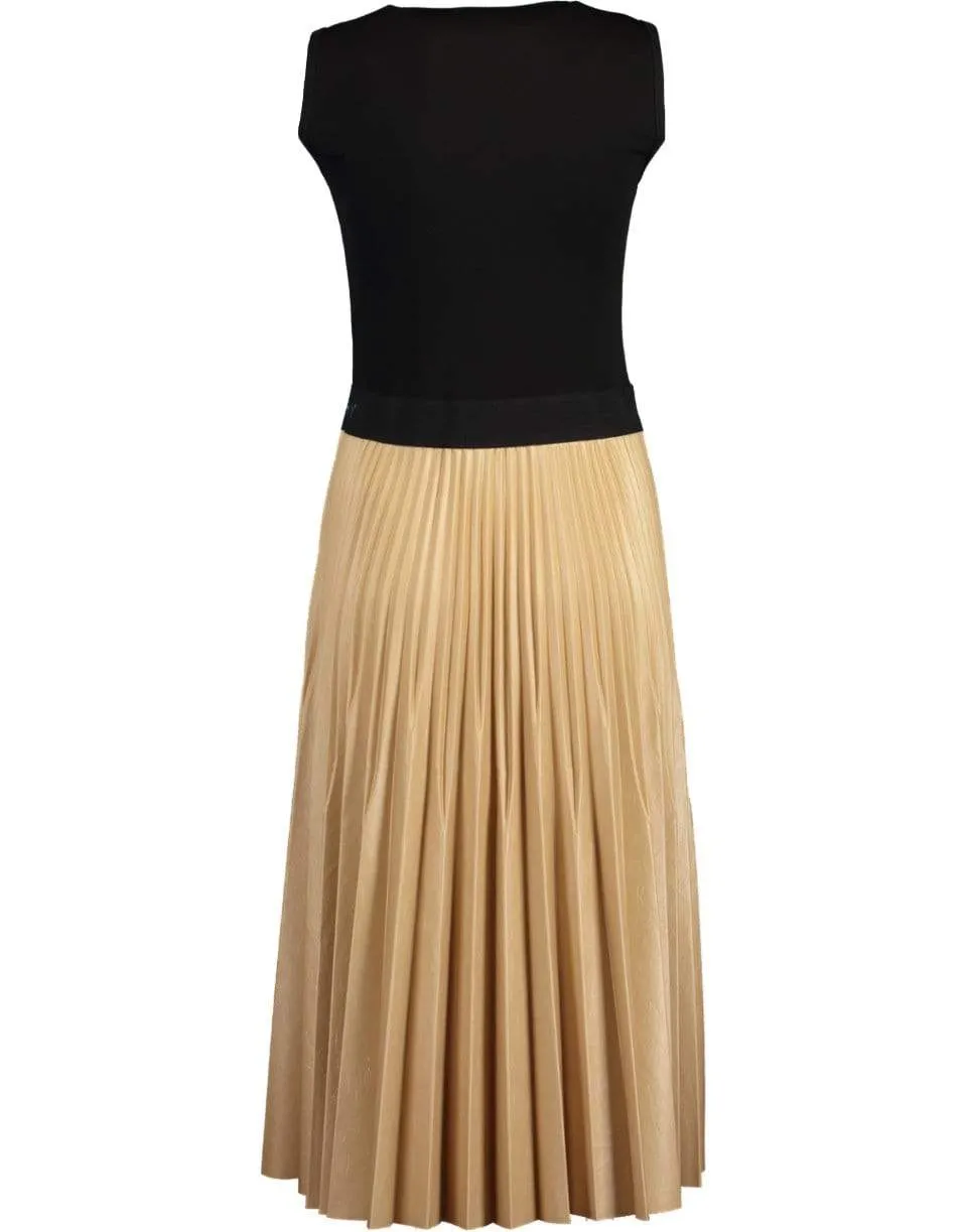 GIVENCHY Waistband Pleated Dress