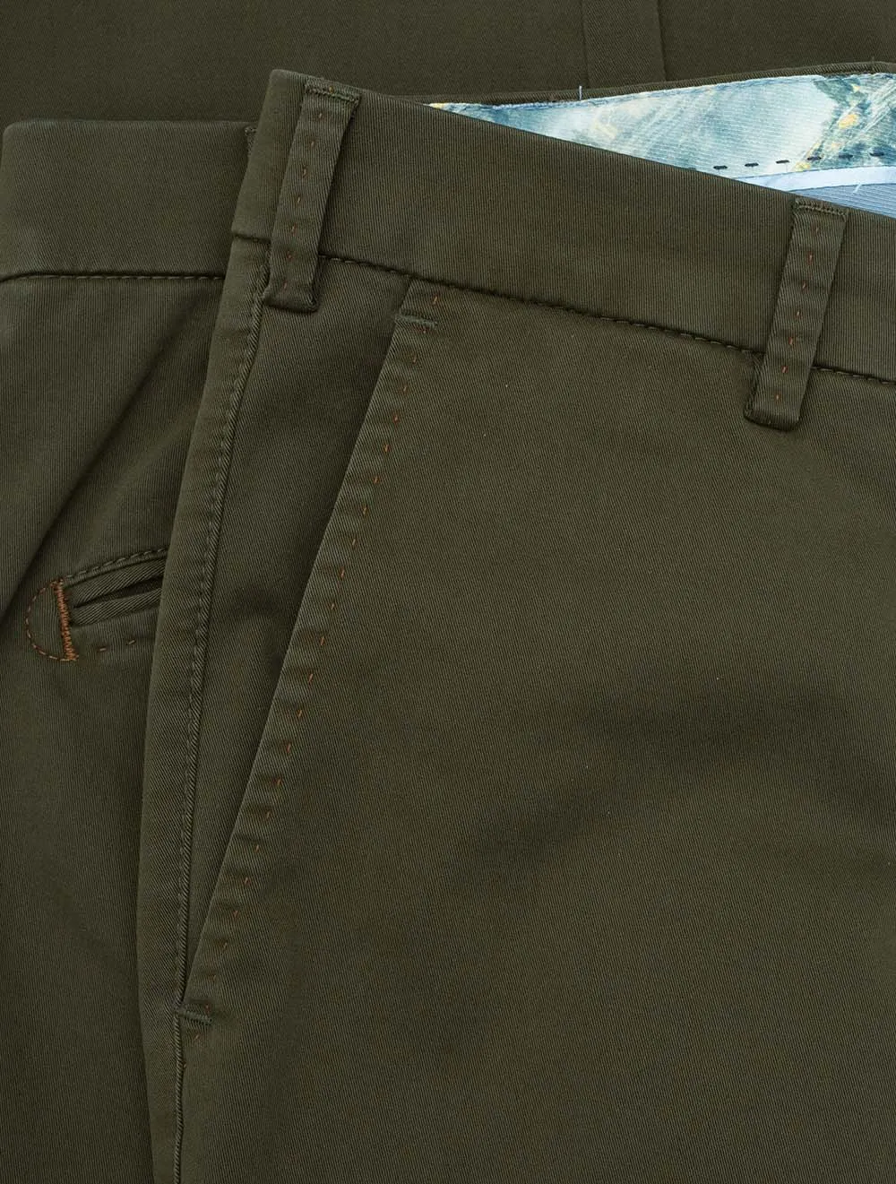 Green Lupus Cotton Trousers