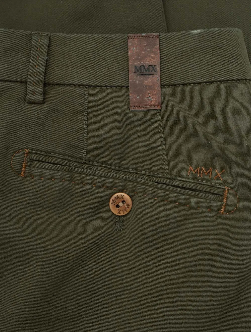 Green Lupus Cotton Trousers