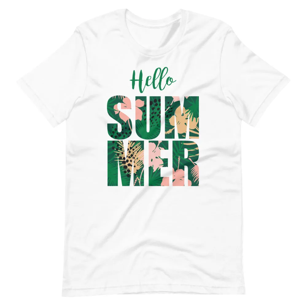 Hello Summer Tee in White