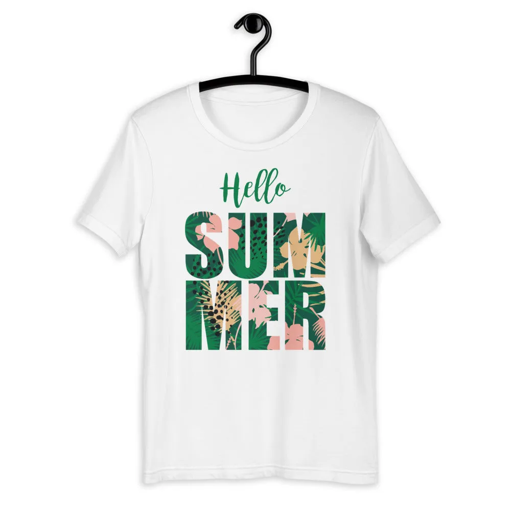 Hello Summer Tee in White