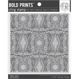 Hero Arts Cling Stamp 6"X6" Festive Pattern Bold Prints