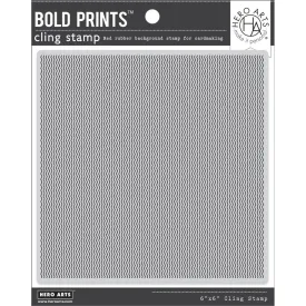 Hero Arts Cling Stamp 6"X6" Zig Zag Texture Bold Prints*