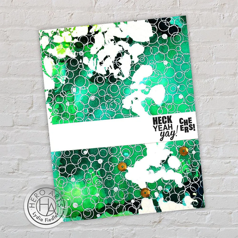 Hero Arts - Cling Stamps - Bubble Celebration Bold Prints