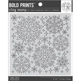 Hero Arts - Cling Stamps - Kaleidoscope Snowflake Bold Prints