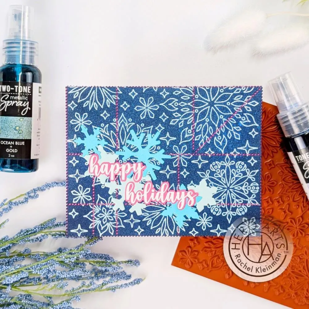 Hero Arts - Cling Stamps - Kaleidoscope Snowflake Bold Prints