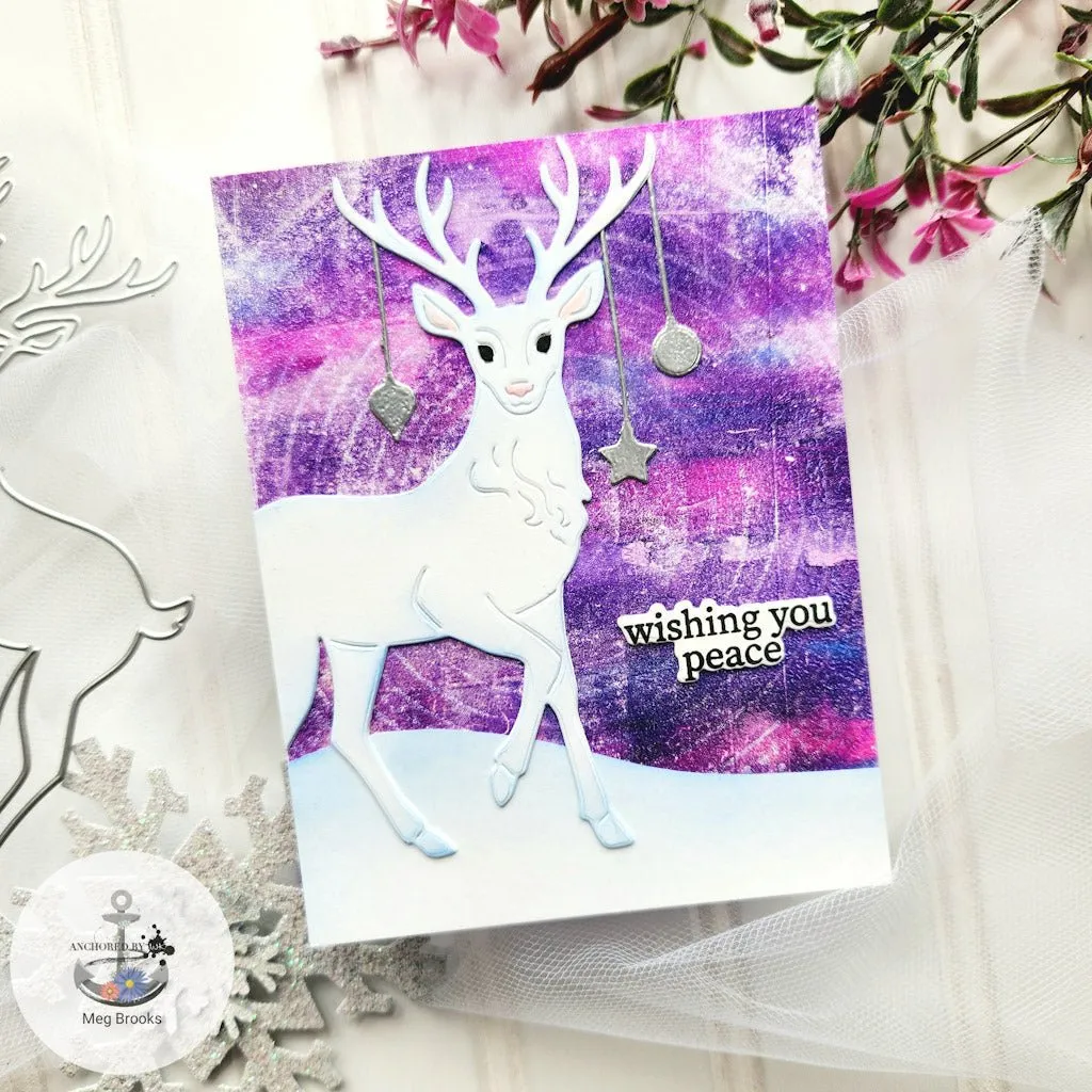 Hero Arts Starry Moon Bold Prints Cling Rubber Stamp