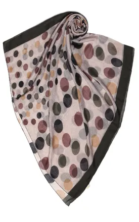 JC18083 Polkadot Printed Oblong Scarf