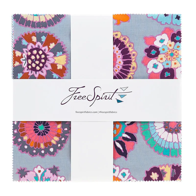 Kaffe Fassett Collective - February 2023 Lighter Colorway 10" Squares