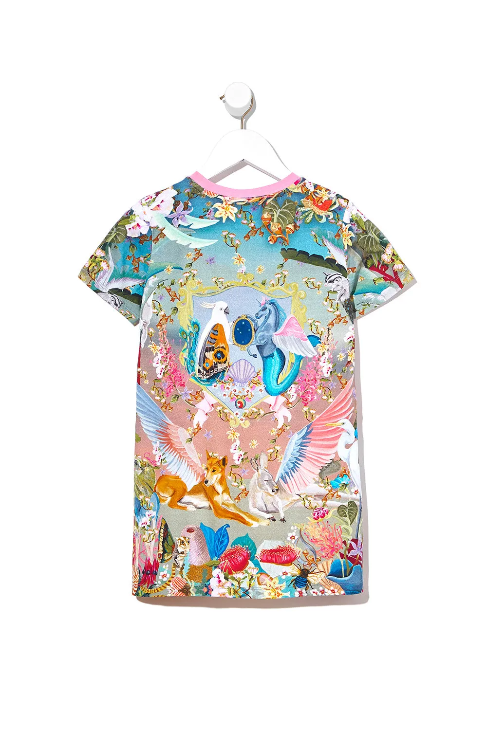 KIDS TSHIRT DRESS LETS TAKE A TRIP