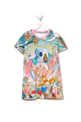 KIDS TSHIRT DRESS LETS TAKE A TRIP