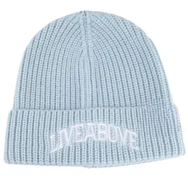 Live Above Arched logo Beanie - Powder Blue