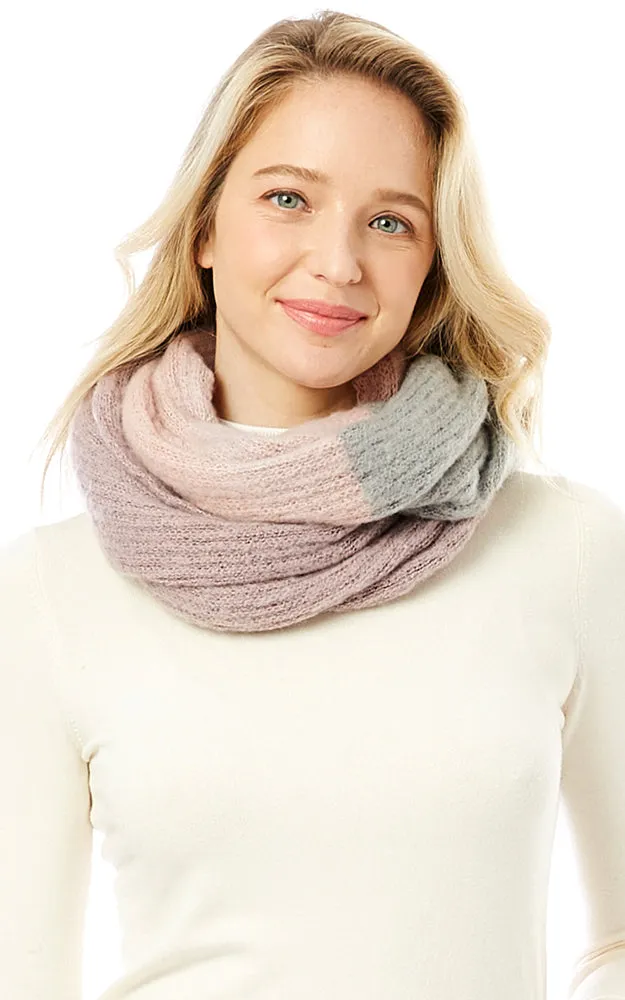 LOF1296 Colorful Multi Block Infinity Scarf