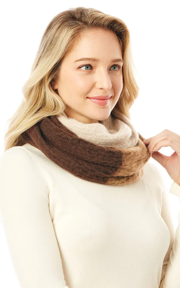 LOF1296 Colorful Multi Block Infinity Scarf
