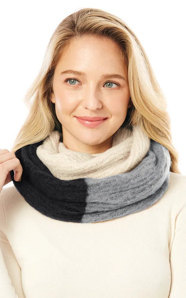 LOF1296 Colorful Multi Block Infinity Scarf