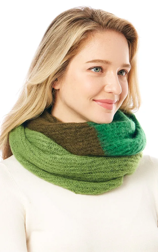 LOF1296 Colorful Multi Block Infinity Scarf