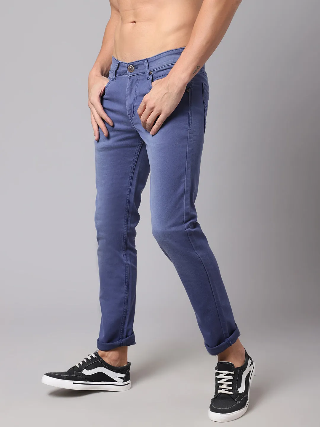 Mens Navy Denim