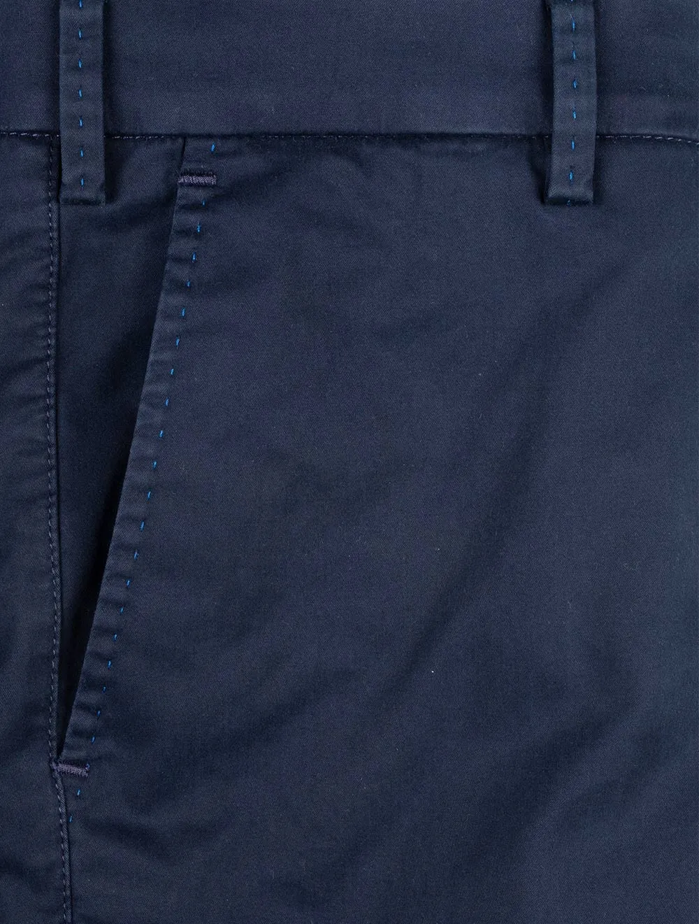 Navy Pegasus Cotton Chino Shorts