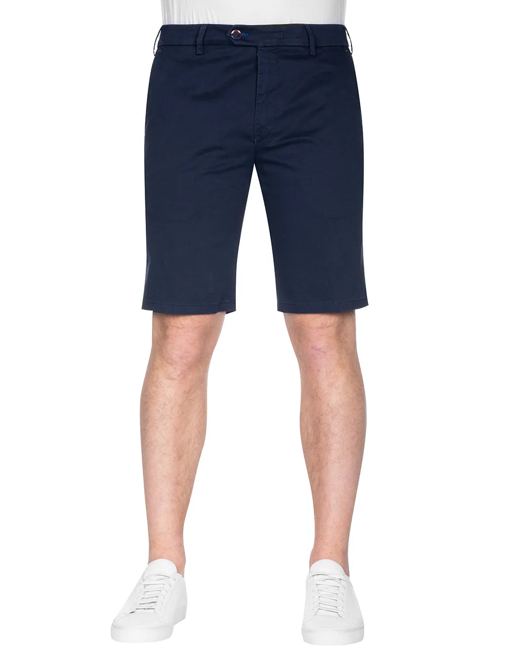 Navy Pegasus Cotton Chino Shorts