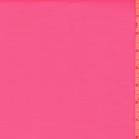 Neon Pink Fleece Lined Scuba Knit Fabric