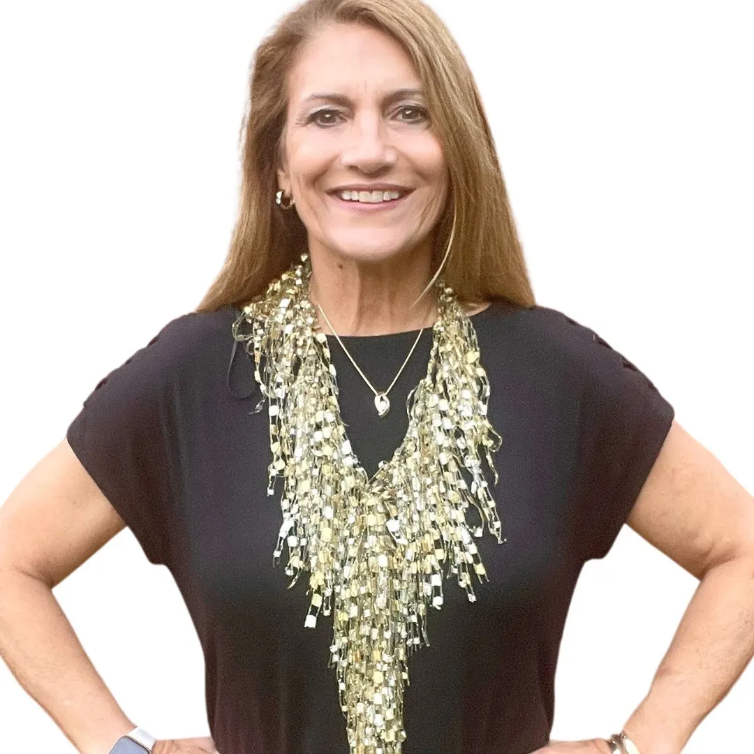 NEW! Gold Scarf Necklace - Limited Edition