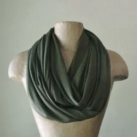 OLIVE DRAB Infinity Scarf