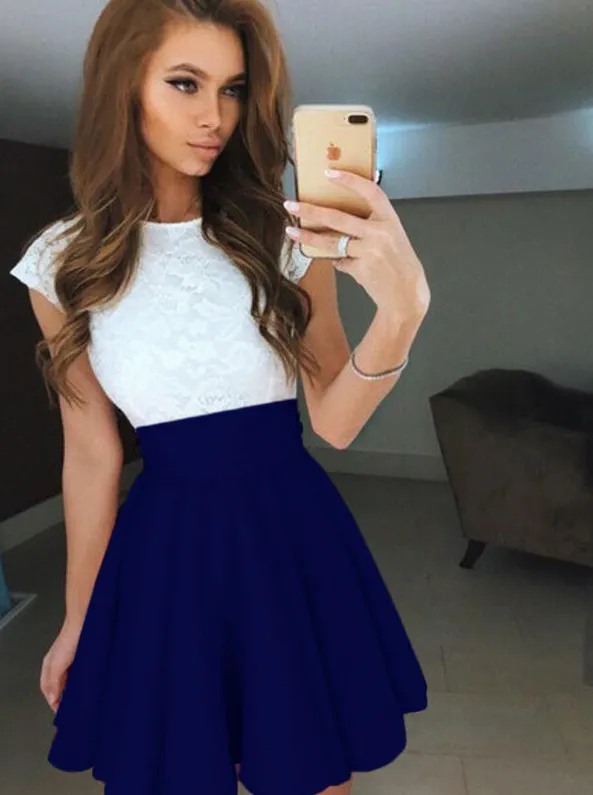 Pleated Skater Skirt