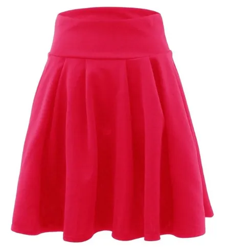 Pleated Skater Skirt